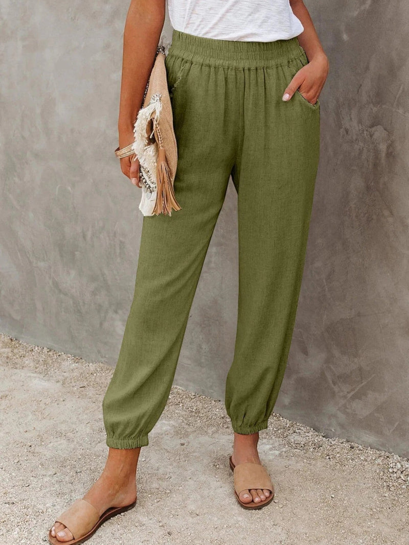 Bequeme Sommerhosen Mit Taschen Für Frauen