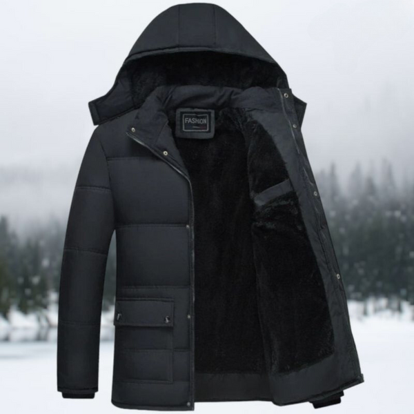 Gestepptem Puffer Winterjacke Für Herren | Mit Kapuze