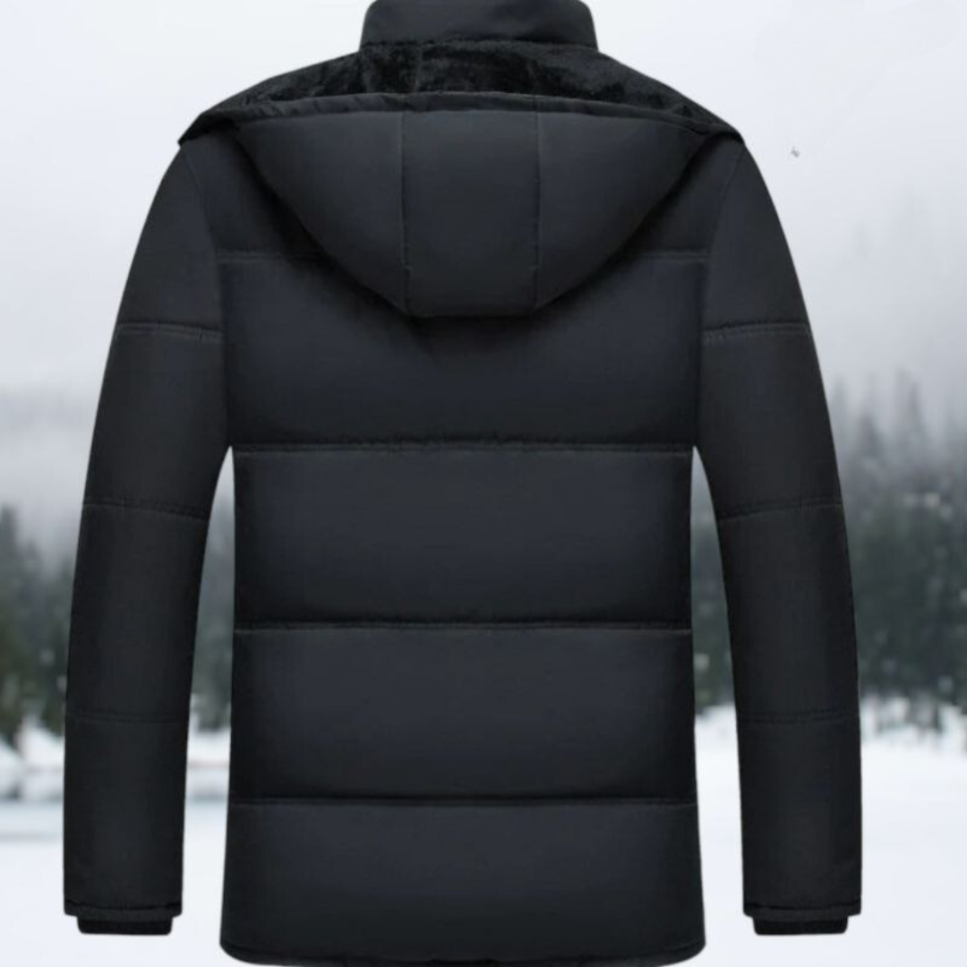 Gestepptem Puffer Winterjacke Für Herren | Mit Kapuze