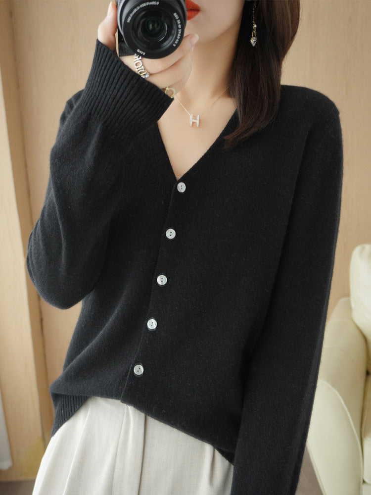 Oversize-Cardigan Aus Kaschmir Für Damen Mit Knöpfen | Langarm