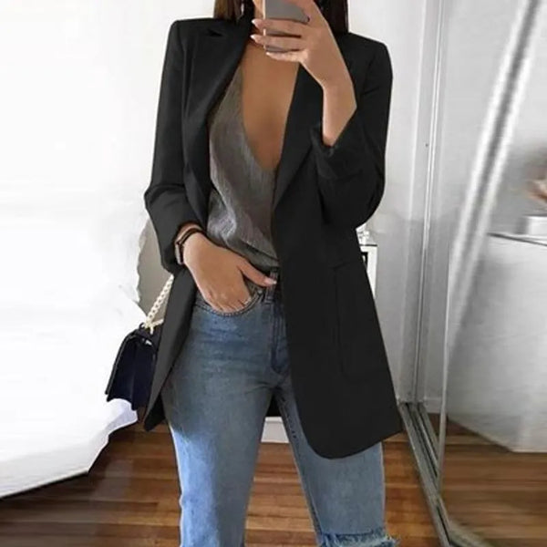 Lässiger Blazer Für Damen | Langarm