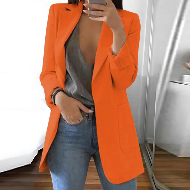 Lässiger Blazer Für Damen | Langarm