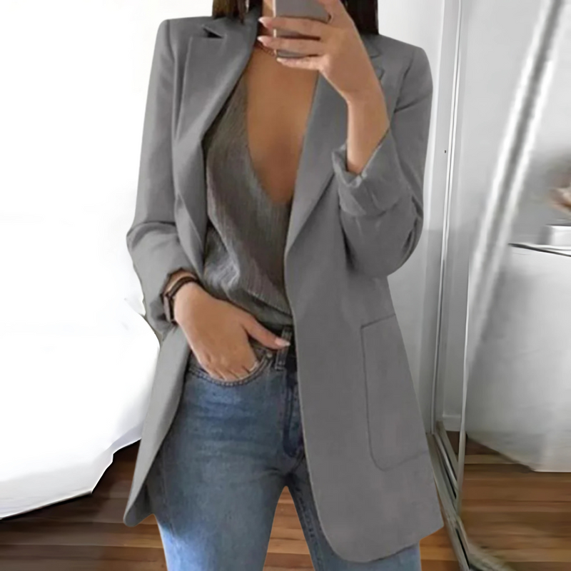 Lässiger Blazer Für Damen | Langarm