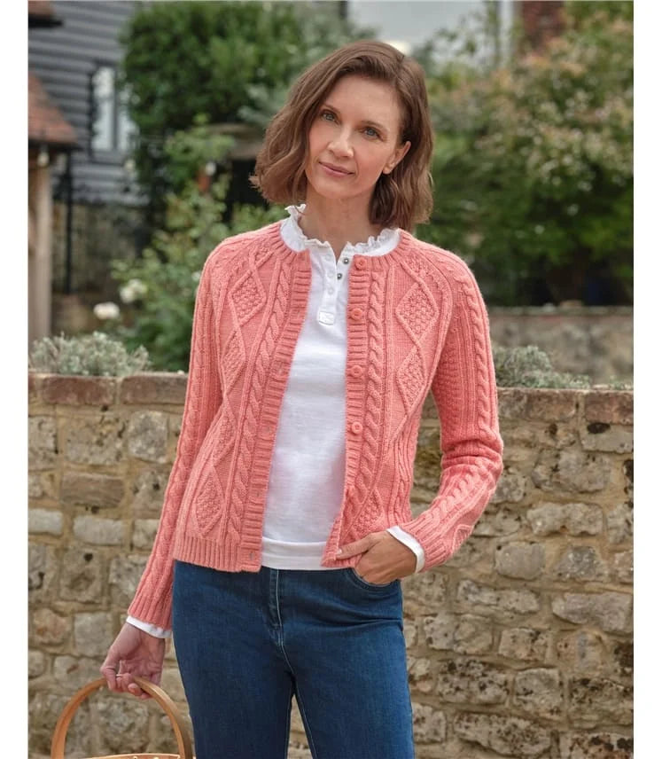 Damen Cardigan | Struktur Alltag Stil