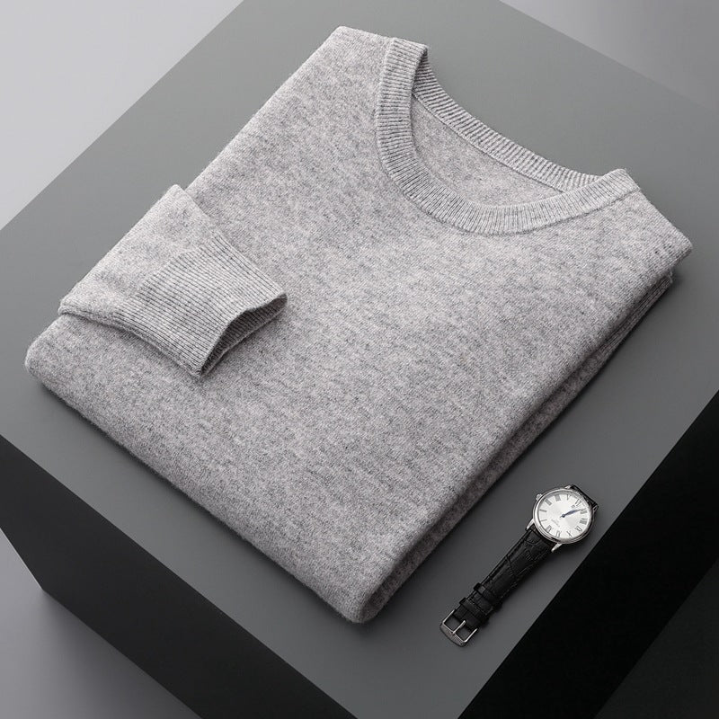 Herren Casual Kaschmir Rundhals | Winter