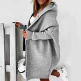 Stylische Winter-langjacke Für Damen | Mit Kapuze
