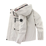 Outdoor Winterjacke Mit Kapuze Für Herren | Reißverschluss
