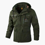 Outdoor Winterjacke Mit Kapuze Für Herren | Reißverschluss