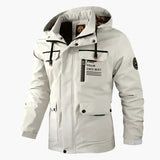 Outdoor Winterjacke Mit Kapuze Für Herren | Reißverschluss