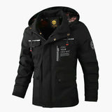 Outdoor Winterjacke Mit Kapuze Für Herren | Reißverschluss