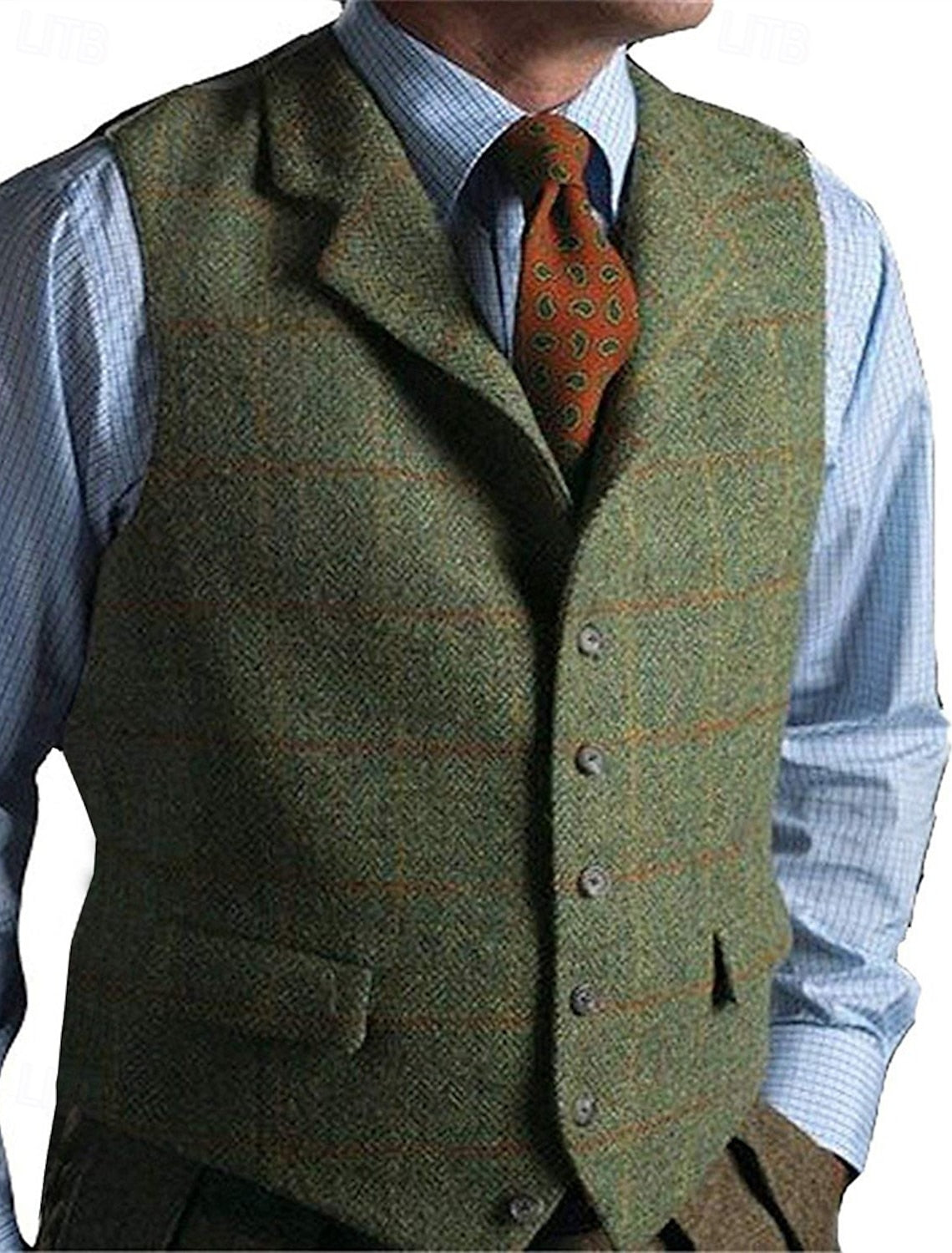 Karierte Herren Weste | Formal