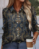Nathaniel - Damenmode Bluse mit Umlegekragen