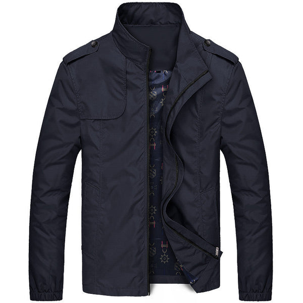 Moderne Übergangsjacke Mit Stehkragen Für Herren | Winter