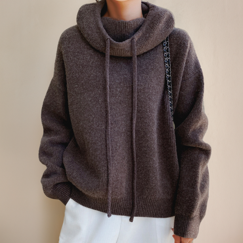 Oversize-Rollkragenpullover Aus Kaschmir Für Damen | Winter