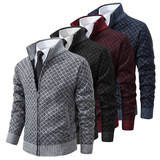 Strickpullover Mit Rautenmuster Für Herren | Lange Ärmel