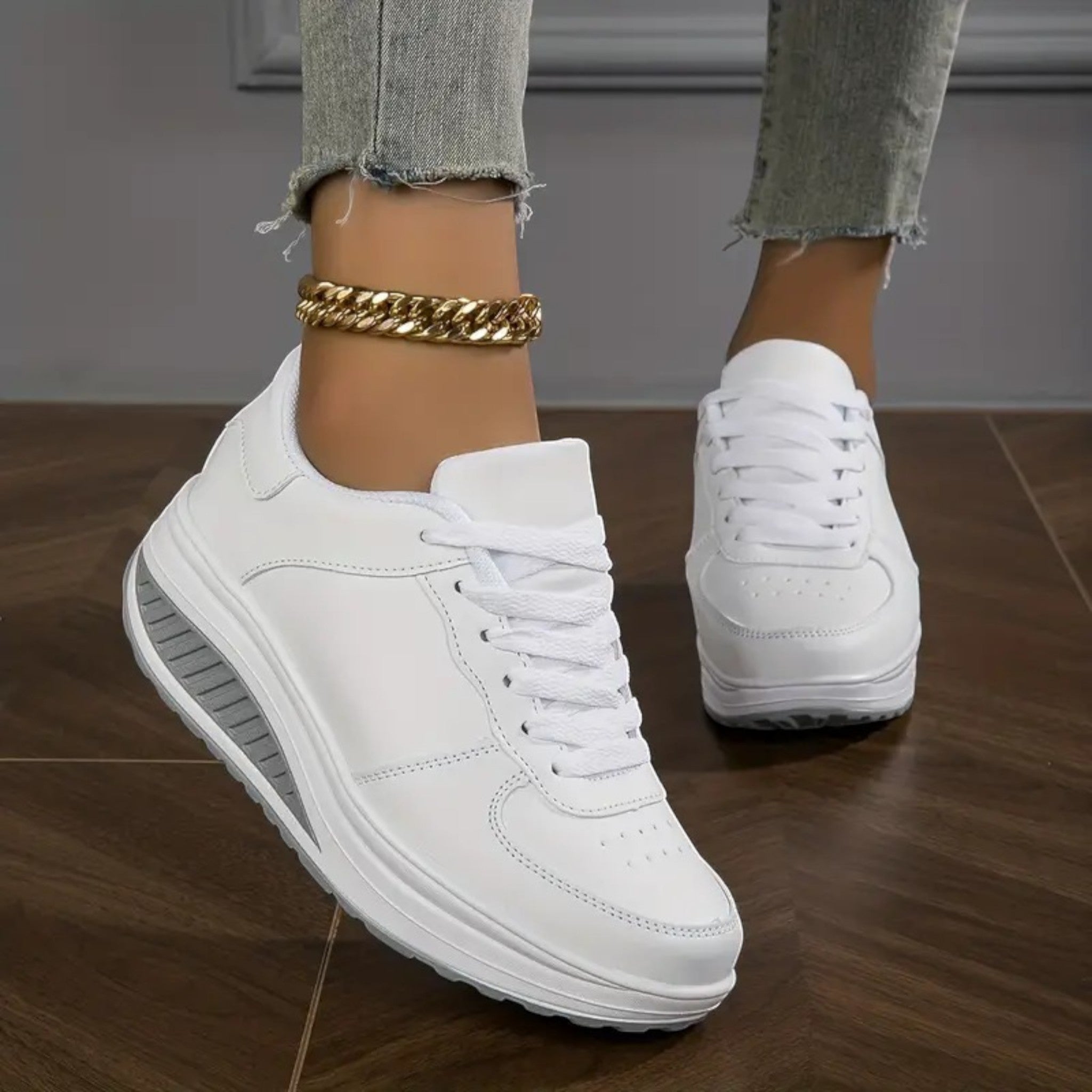 Romina | Lässige Plateau-Sneaker Für Damen