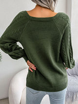 Selma - Lässiger Pullover mit Knöpfen