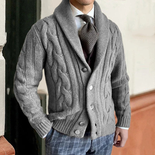 Lässige Strickjacke Mit Knöpfen Für Herren | Herbst
