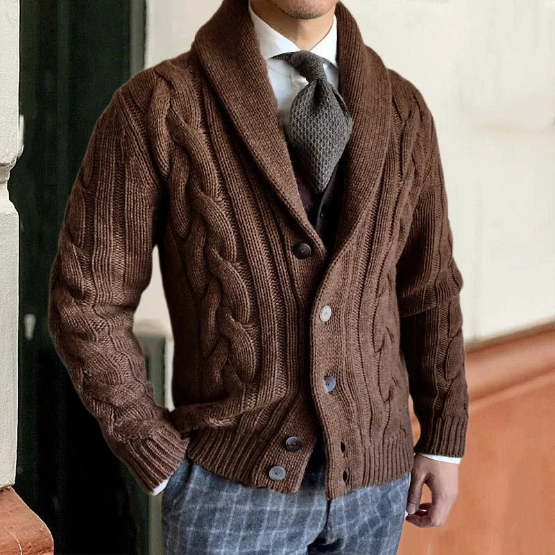 Lässige Strickjacke Mit Knöpfen Für Herren | Herbst