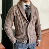 Lässige Strickjacke Mit Knöpfen Für Herren | Herbst