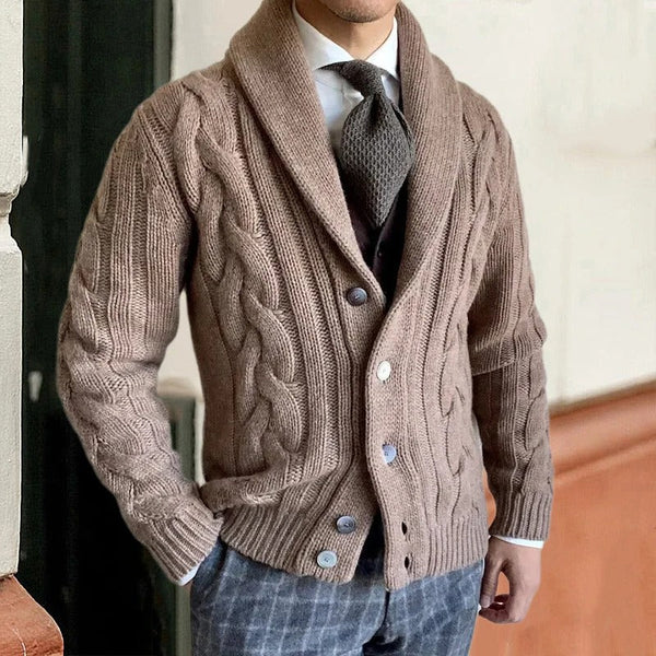 Lässige Strickjacke Mit Knöpfen Für Herren | Herbst