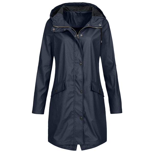 Stylische Regenjacke Für Frauen | Reißverschluss