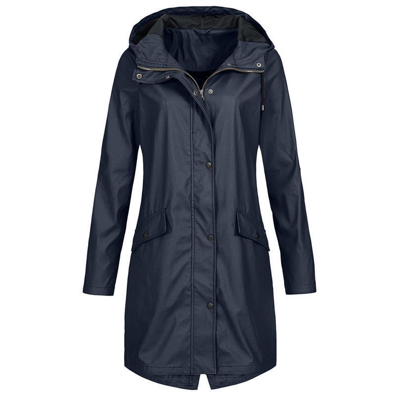 Stylische Regenjacke Für Frauen | Reißverschluss