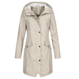 Stylische Regenjacke Für Frauen | Reißverschluss