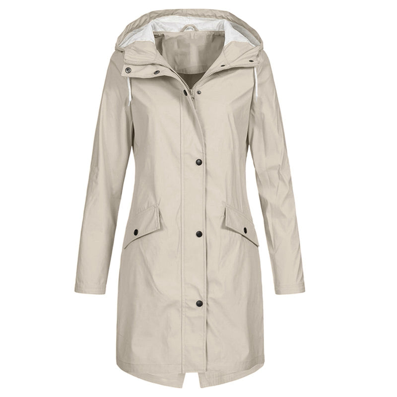 Stylische Regenjacke Für Frauen | Reißverschluss