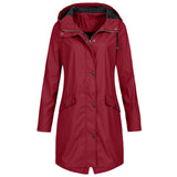 Stylische Regenjacke Für Frauen | Reißverschluss