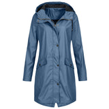 Stylische Regenjacke Für Frauen | Reißverschluss