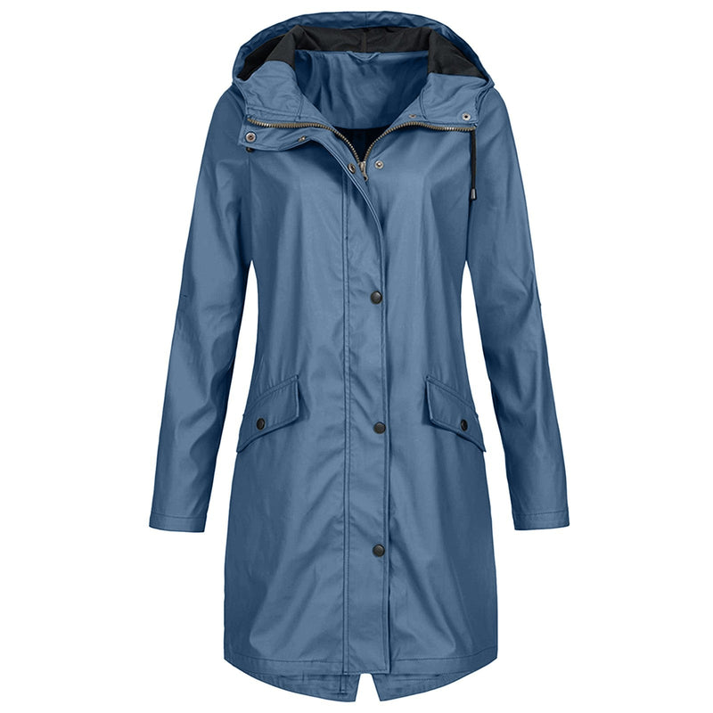 Stylische Regenjacke Für Frauen | Reißverschluss