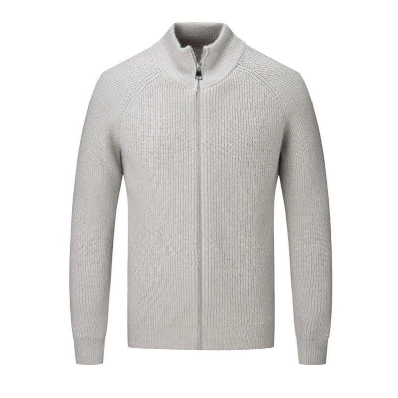 Strickpullover Mit Langen Ärmeln Für Herren | Stehkragen