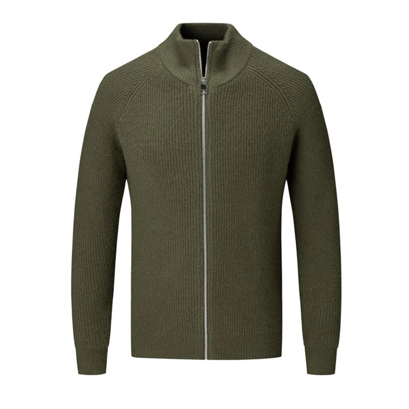 Strickpullover Mit Langen Ärmeln Für Herren | Stehkragen