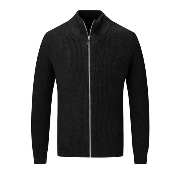 Strickpullover Mit Langen Ärmeln Für Herren | Stehkragen