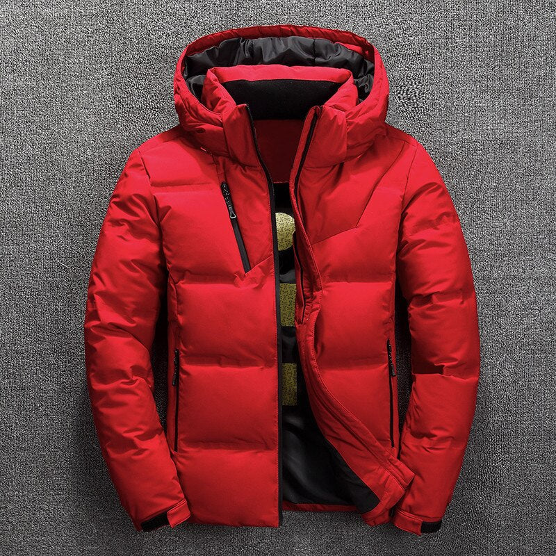 Ernest - Extra warme abnehmbare Winterjacke mit Kapuze