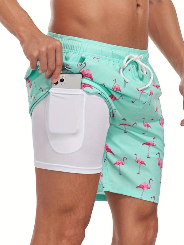 Leichte Bedruckte Shorts Für Männer | Sommer