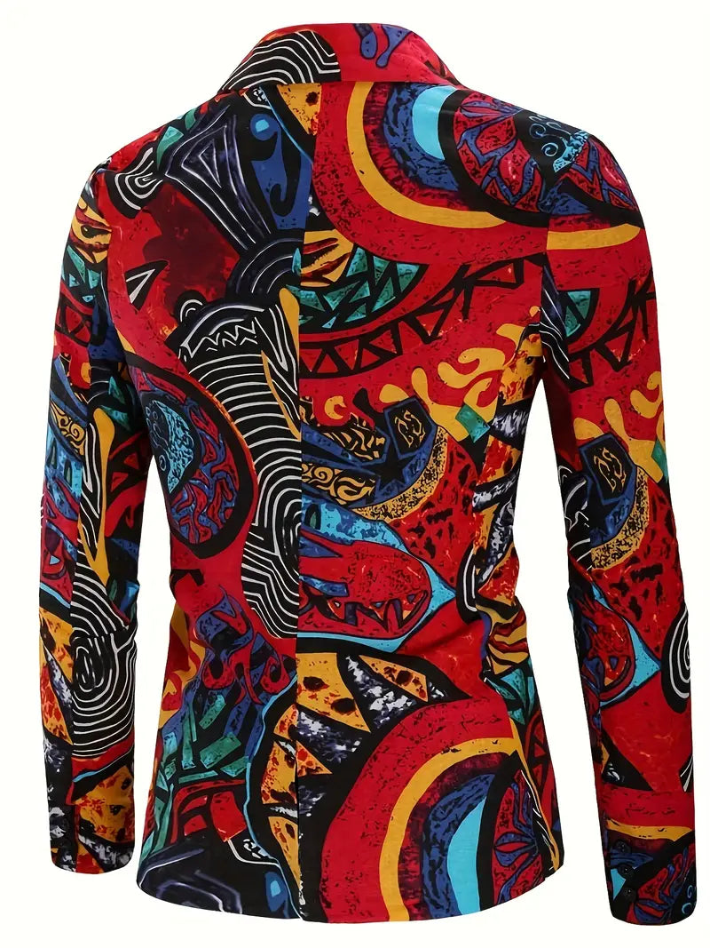 Anzug Herren | Ausdrucksstarker Zweiteiler Mit Muster