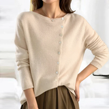 Strickjacke Mit Knopfleiste Für Frauen | Warm