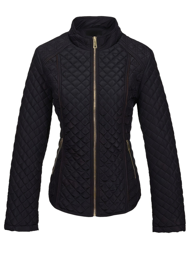 Gestepptem Pufferjacke Mit Reißverschluss Für Damen | Winter