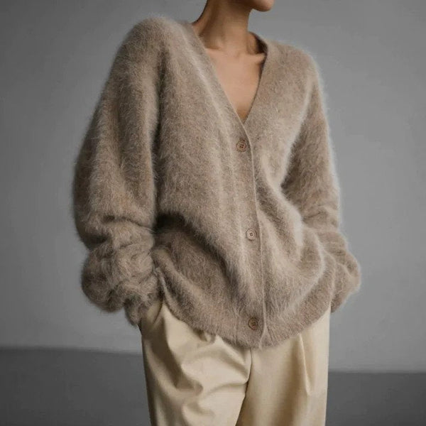 Strickjacke Mit Knopfverschluss Für Damen | Langarm