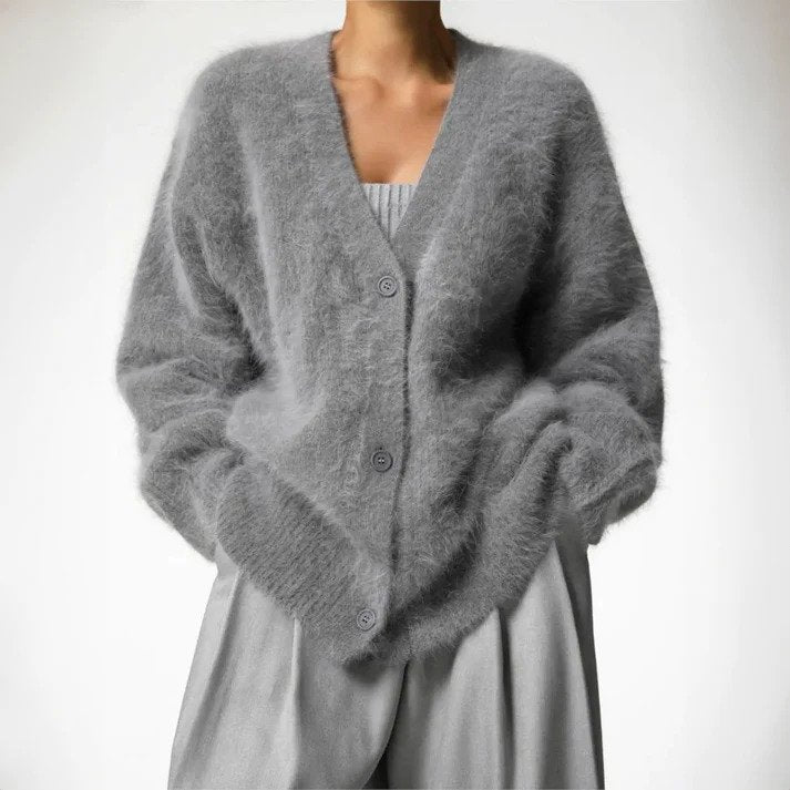 Strickjacke Mit Knopfverschluss Für Damen | Langarm