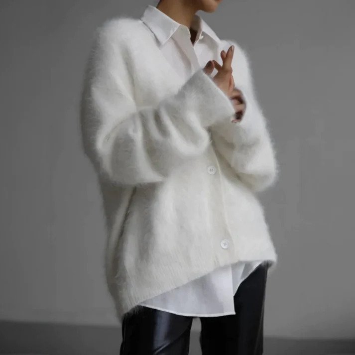 Strickjacke Mit Knopfverschluss Für Damen | Langarm