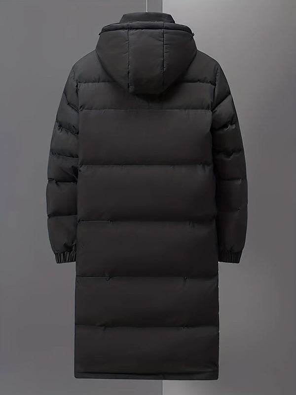 Lange Pufferjacke Mit Kapuze Für Damen | Winter