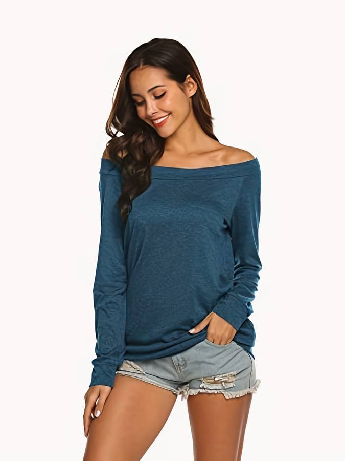 Bea - Dünner Pullover mit einer Schulter