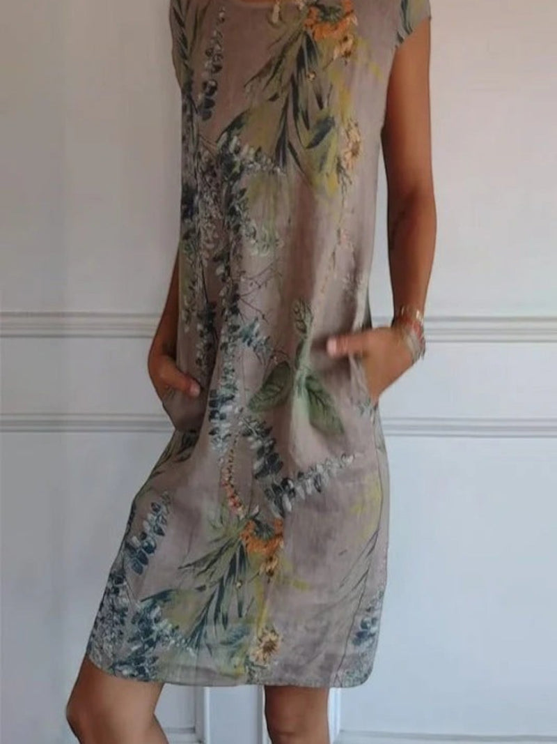Übergroßes Bedrucktes Sommerkleid Für Frauen | Mini