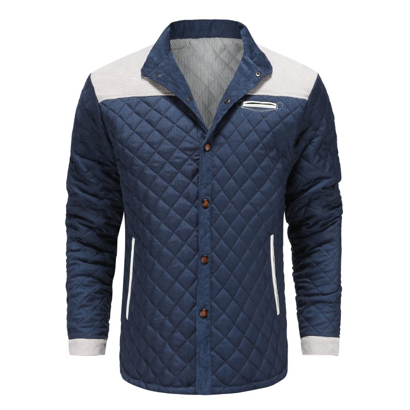 Lässige Steppjacke Mit Stehkragen Für Herren | Winter