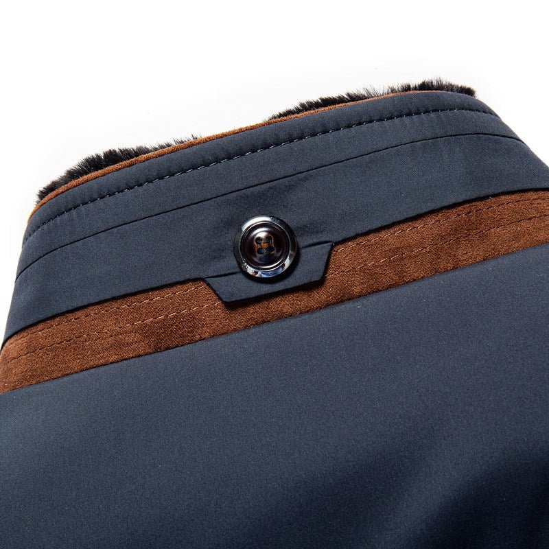 Steppjacke Mit Fellkragen Für Herren | Herbst