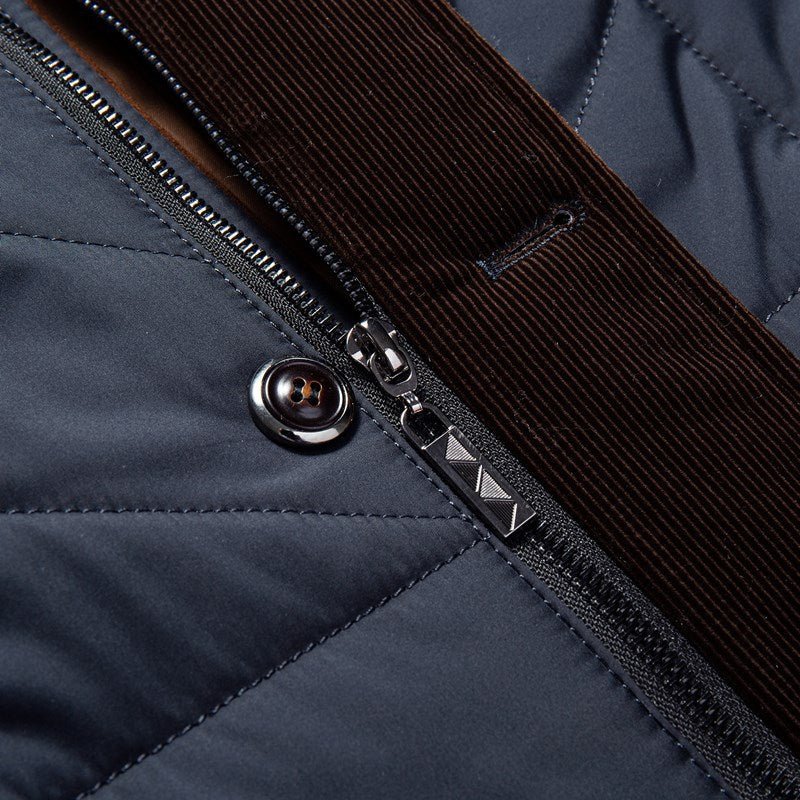 Steppjacke Mit Fellkragen Für Herren | Herbst