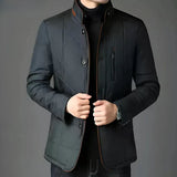 Steppjacke Mit Fellkragen Für Herren | Herbst